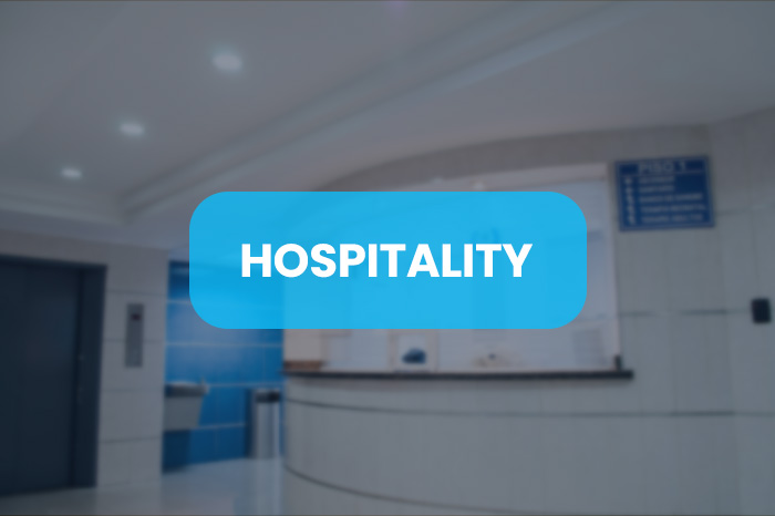 Hospital secretariat representing one of our business sectors, hospitals