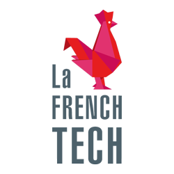 Logo de la French tech, réseau intégrant bconnex et visant à réunir des entreprises à fort potentiel de croissance